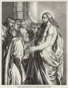 Christ donnant les clés à Saint Pierre - Peter Paul Rubens